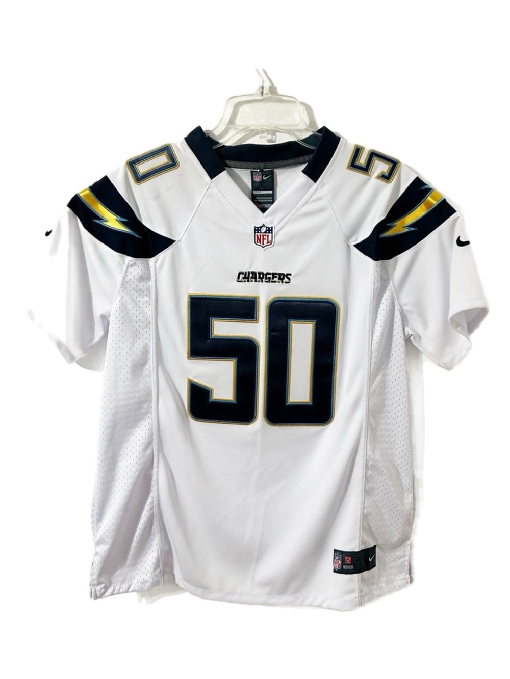 Nike San Diego Chargers Manti Te’o #50 NFL Jersey White Game Away Youth Large